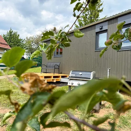 Fewocrew Devils Premium Tiny House Nahe Teufelsmauer Hébergement de vacances